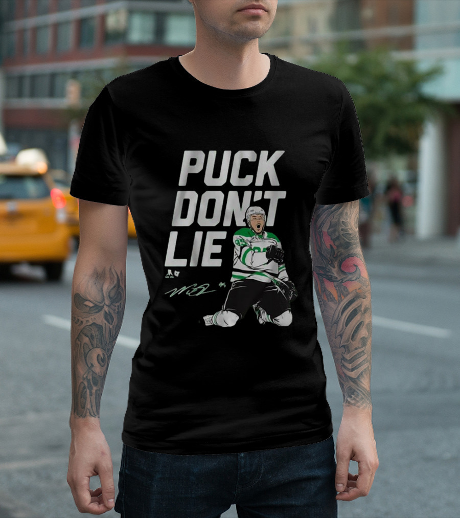 Matt Duchene Puck Don’t Lie Hockey Celebration Art Signature T-Shirt