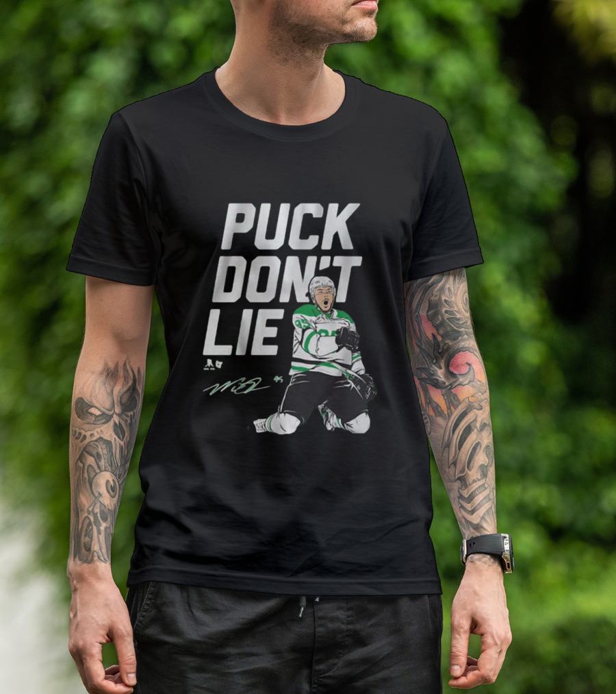 Matt Duchene Puck Don’t Lie Hockey Celebration Art Signature T-Shirt