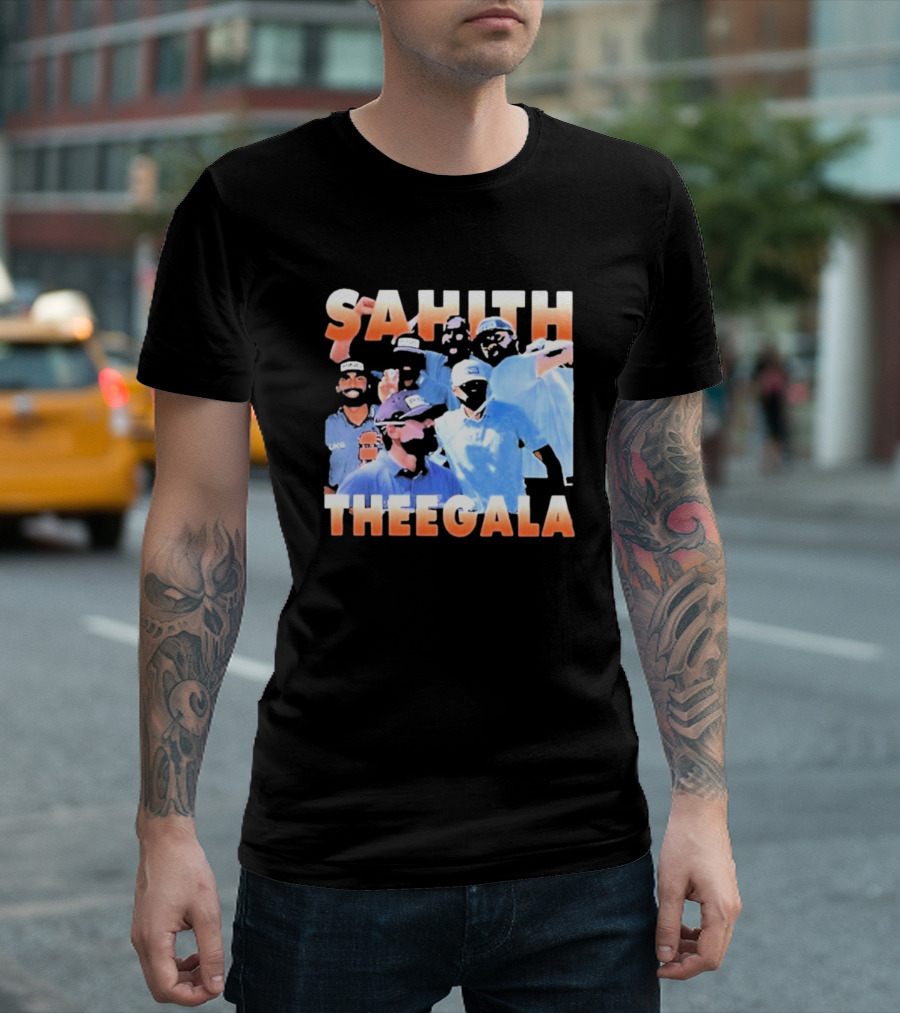 Sahith Theegala Celebratory Golf Moments T-Shirt