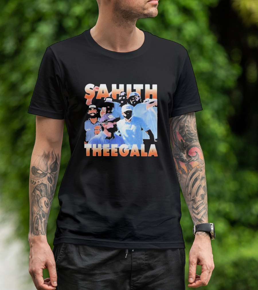 Sahith Theegala Celebratory Golf Moments T-Shirt