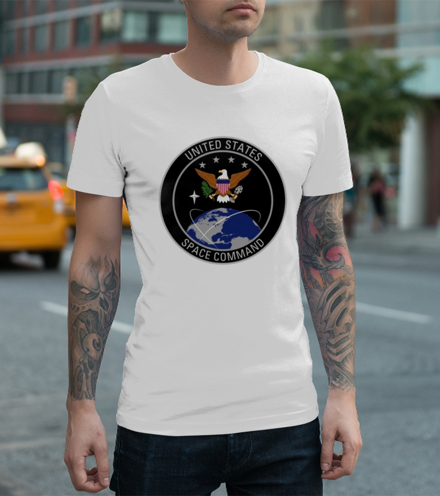 United States Space Command Eagle Emblem T-Shirt