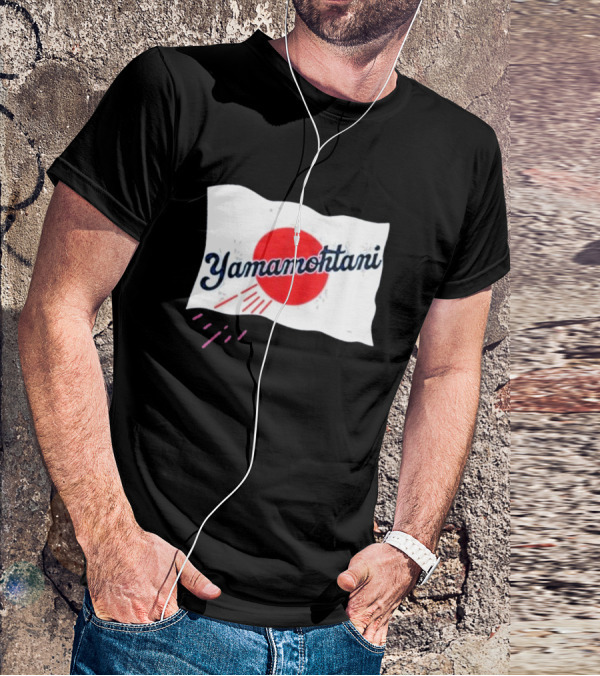 Yamamohtani Rising Sun Japanese Flag Yamamoto T-Shirt