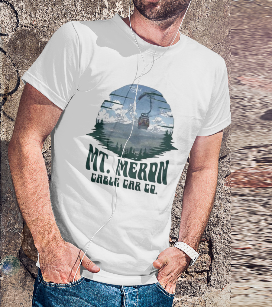 Mt Meron Cable Car Co Scenic Mountain Forest Adventure T-Shirt