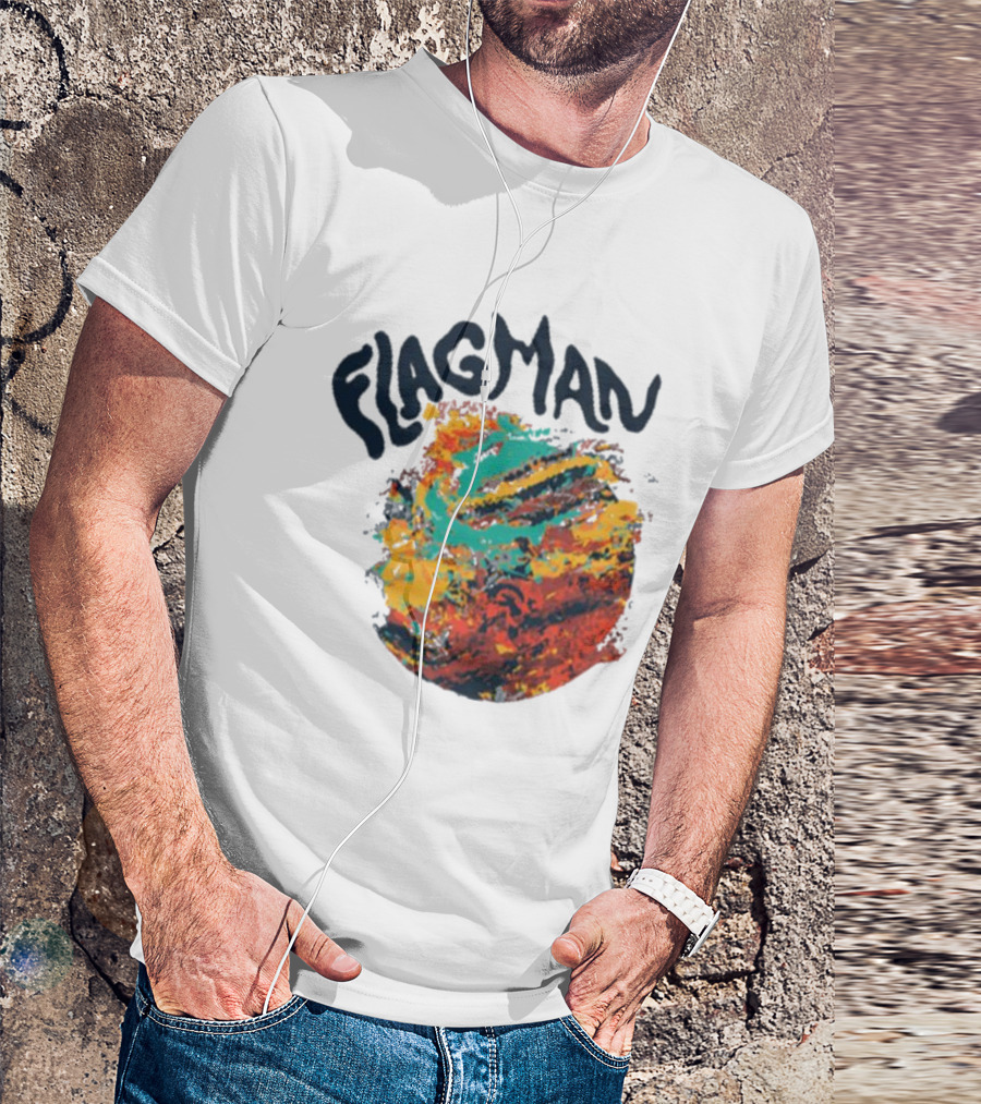 FLAGMAN Swirl Vibrant Earth Hues T-Shirt
