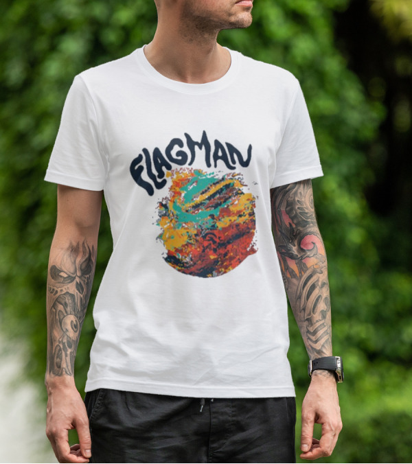 FLAGMAN Swirl Vibrant Earth Hues T-Shirt