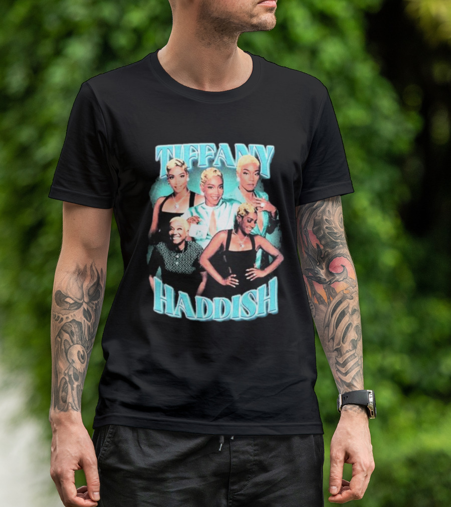 Tiffany Haddish Retro Glam Montage T-Shirt