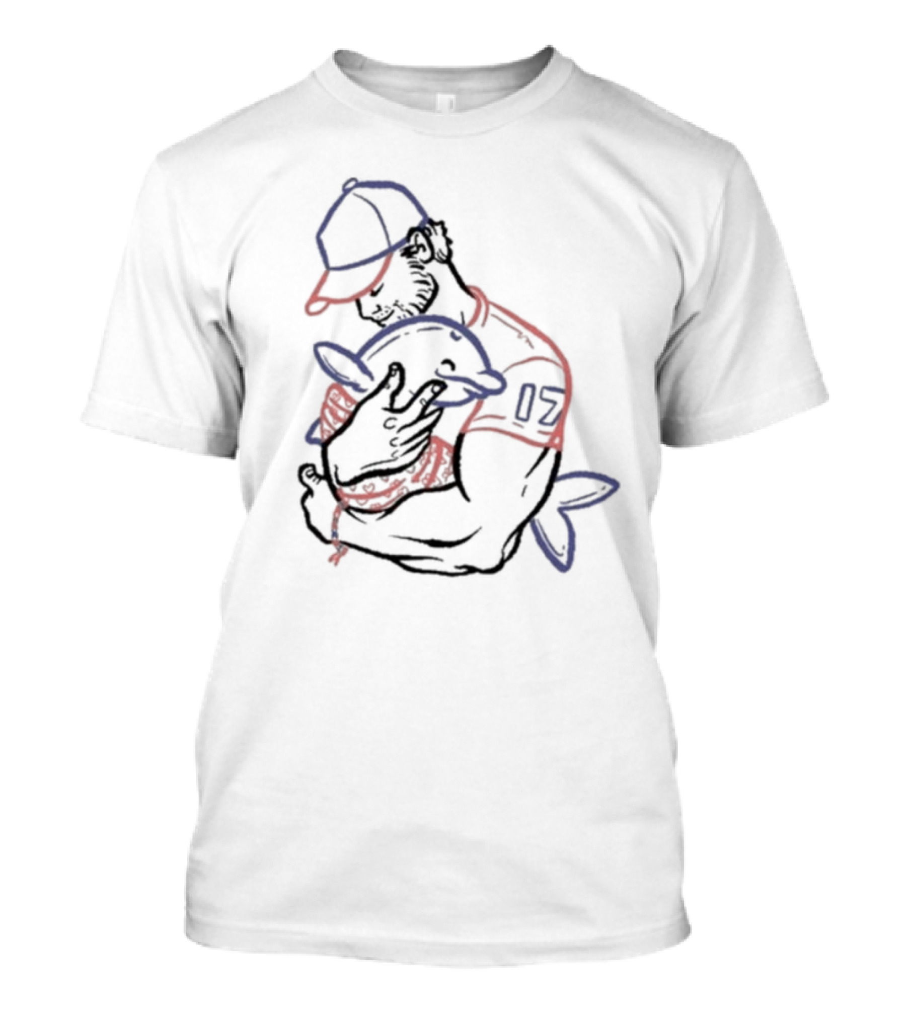 Dolphin 17 I Love You Dad T-Shirt
