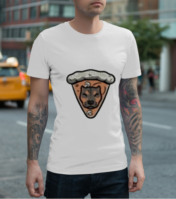 Miss Peaches X Bodoggos Pizza Dog Slice T-Shirt