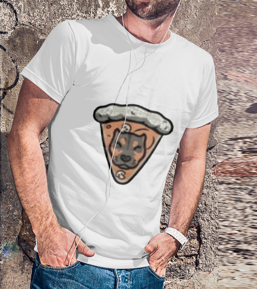 Miss Peaches X Bodoggos Pizza Dog Slice T-Shirt
