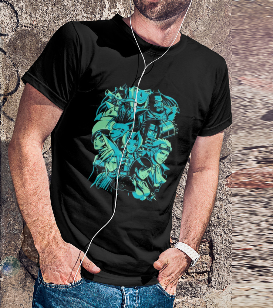 Fantasy Adventure Characters Pixeleyebat Final Quest Icons T-Shirt