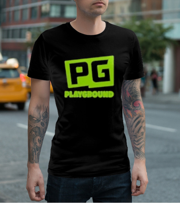 PG Playground Retro Style Block T-Shirt