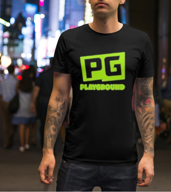 PG Playground Retro Style Block T-Shirt