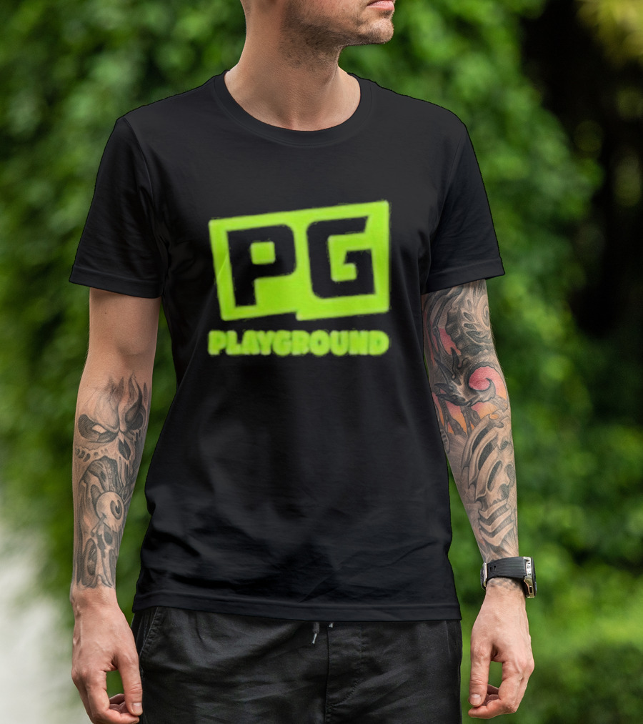 PG Playground Retro Style Block T-Shirt