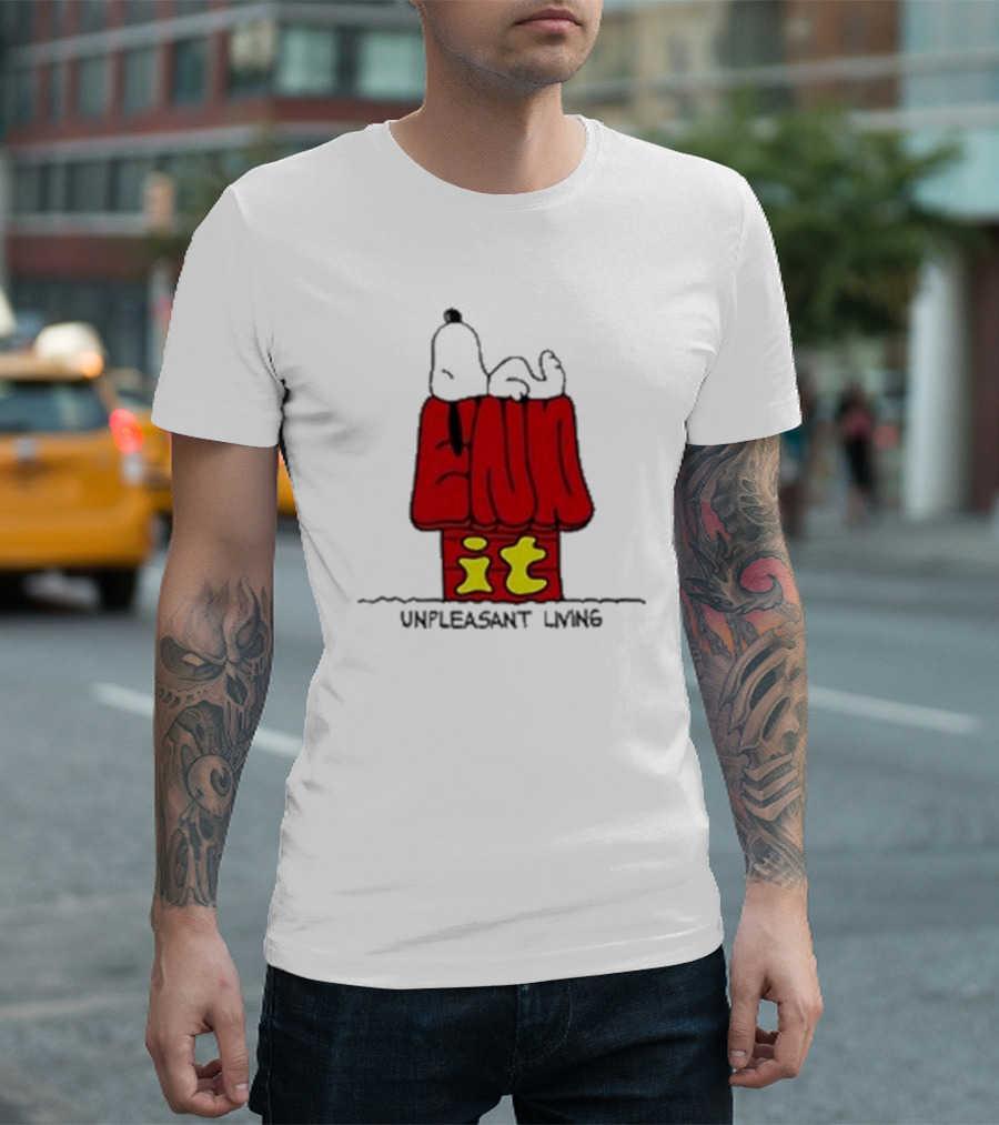 End It Unpleasant Living Pistachio Gallery Doghouse T-Shirt