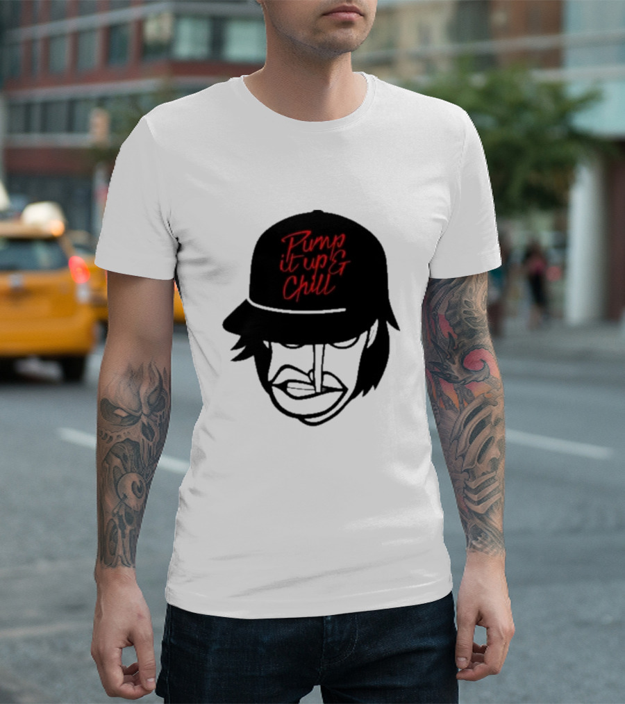 Pump It Up and Chill Beatboxer Hat and Face T-Shirt