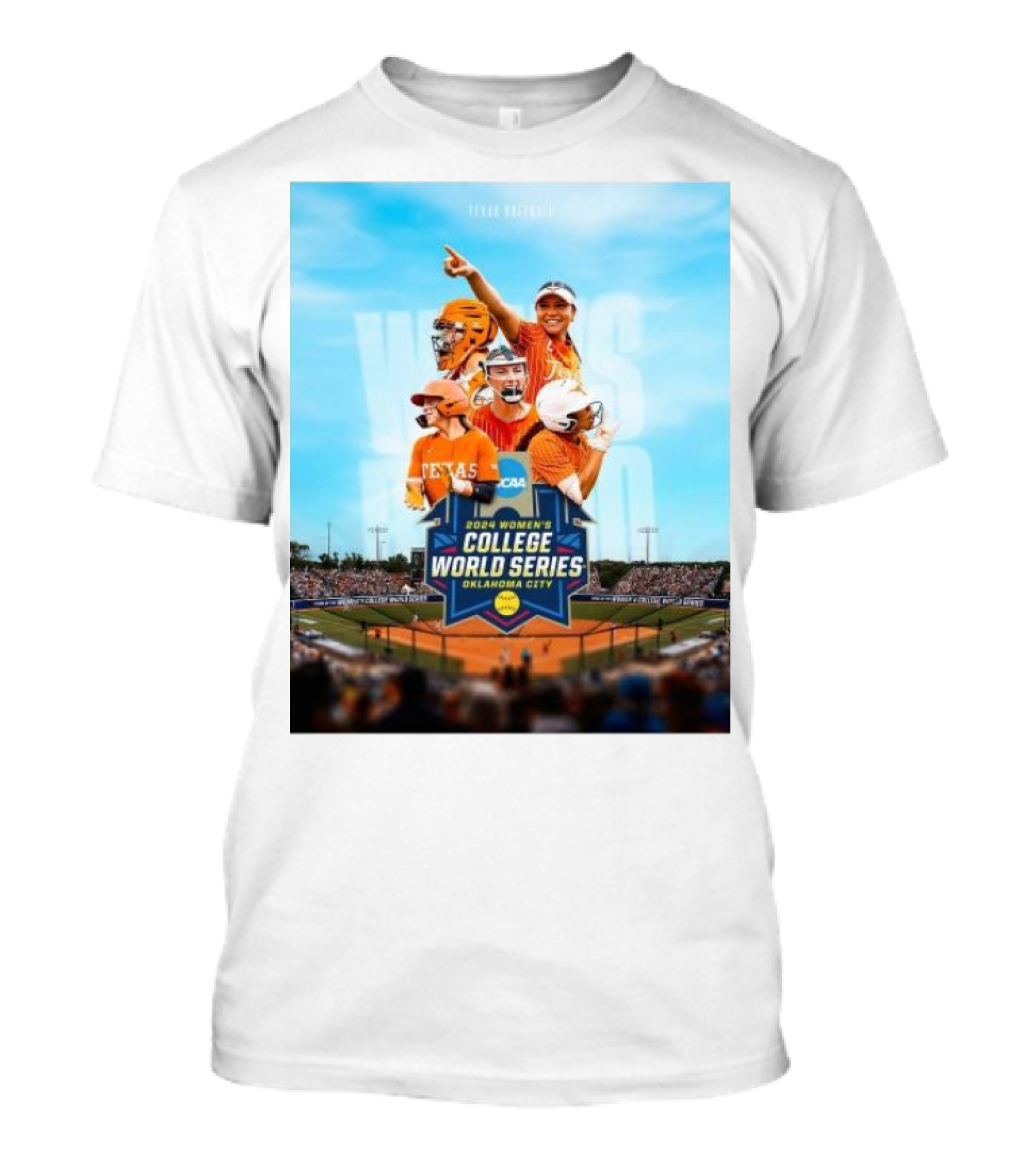Texas Softball 2024 NCAA Women’s College World Series Oklahoma City T-Shirt