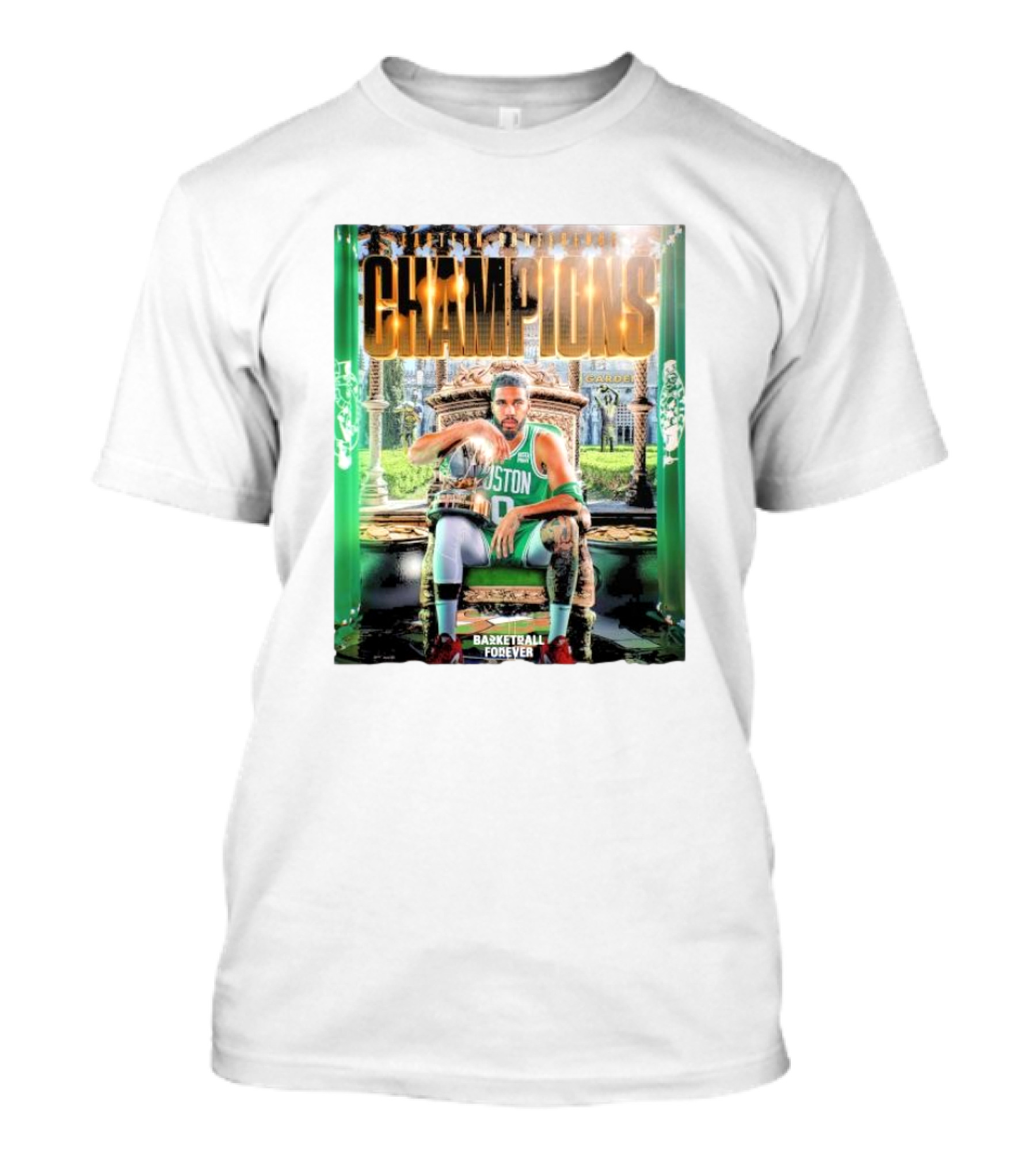 Boston Celtics Champions Basketball Forever T-Shirt