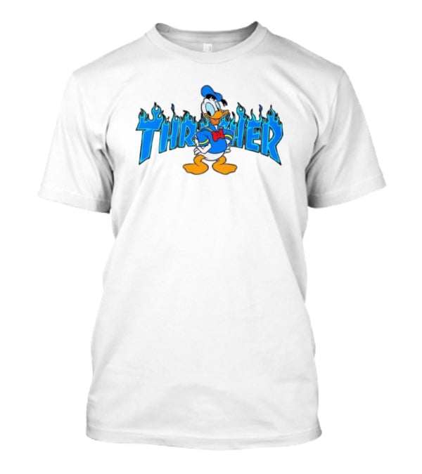 Donald Duck Thrasher Flame T-Shirt