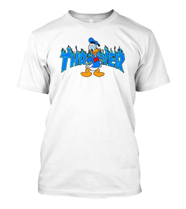 Donald Duck Thrasher Flame T-Shirt