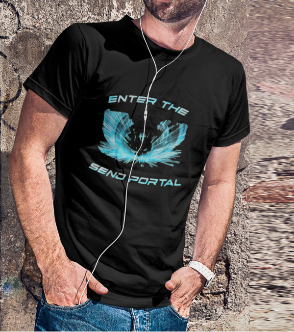 Enter The Send Portal Wings Burst T-Shirt