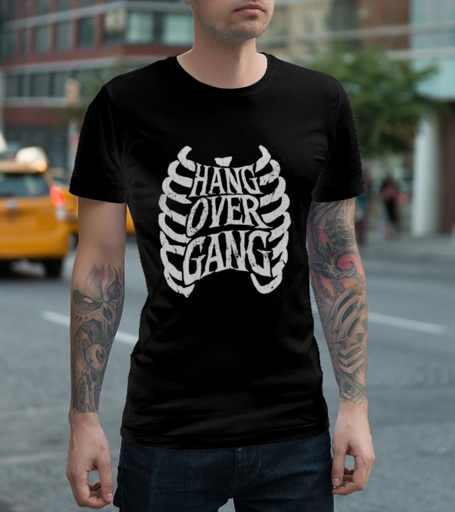 Hang Over Gang Ribcage Skeleton T-Shirt