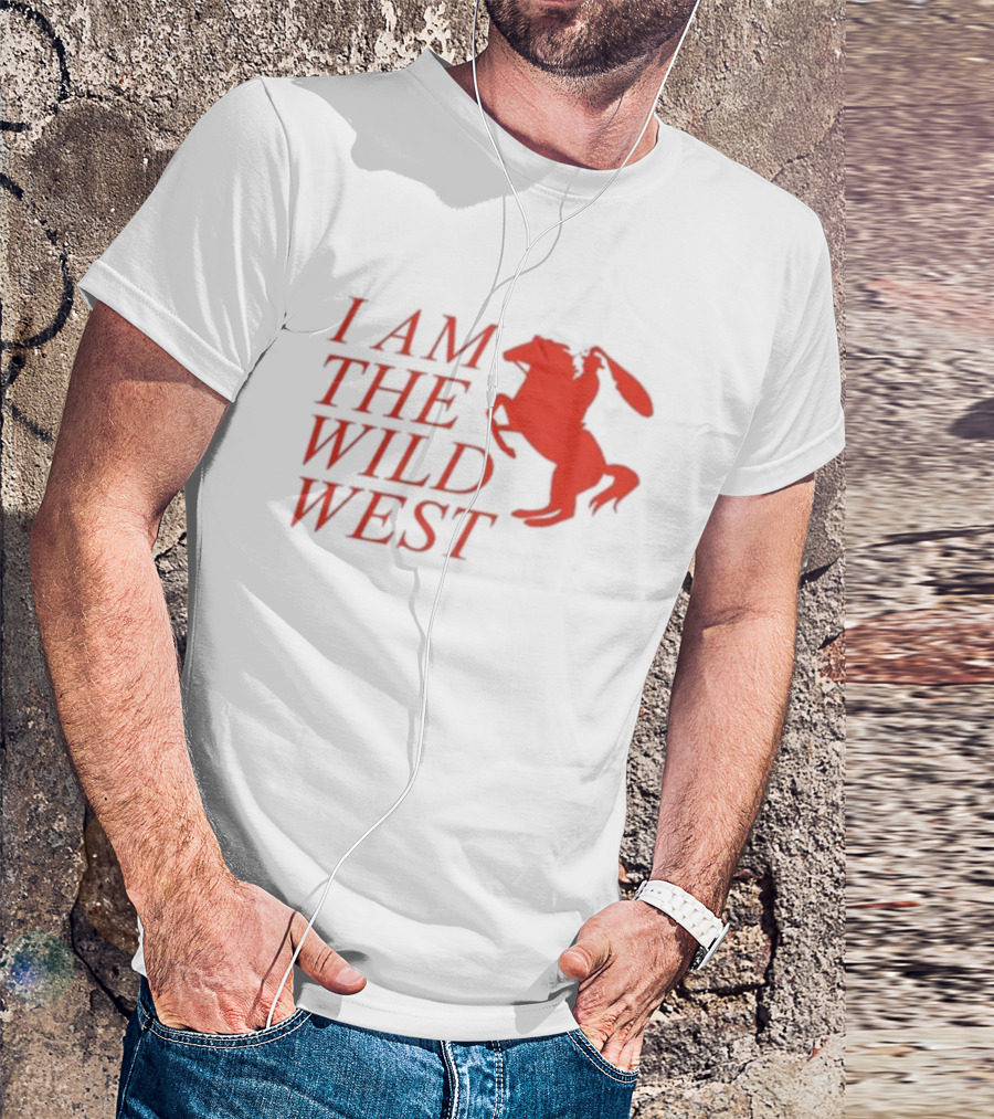 I Am The Wild West Horse And Rider Red T-Shirt