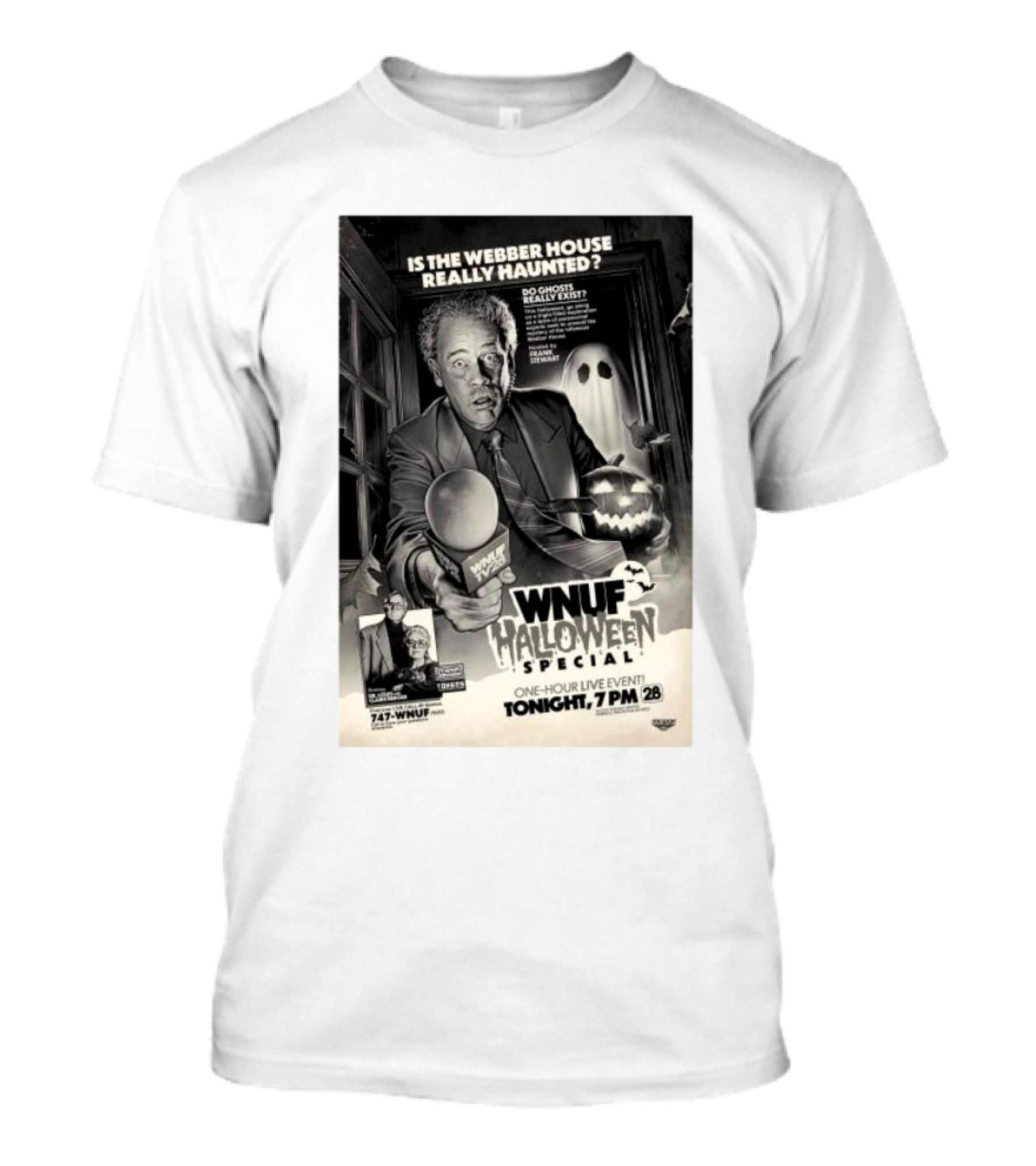 WNUF Halloween Special Is The Webber House Really Haunted One-Hour Live Event Tonight 7 Pm T-Shirt