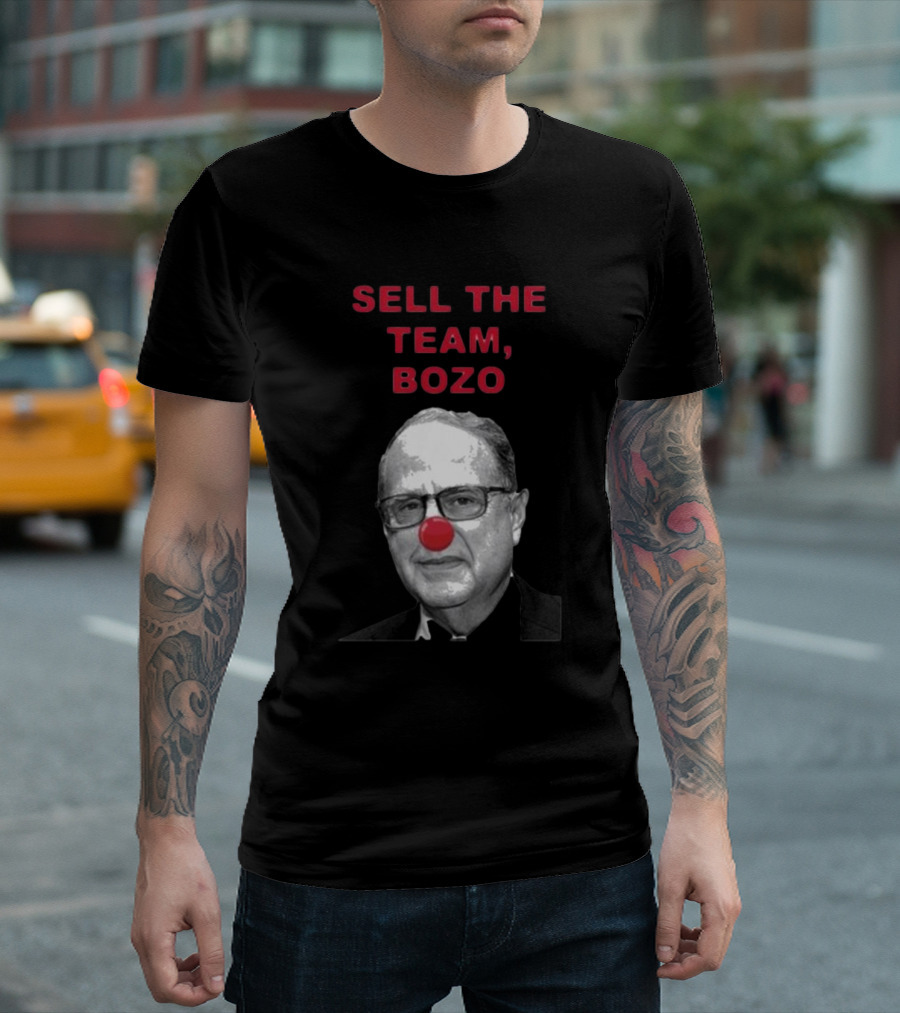 Sell the Team Bozo Red Nose Satire T-Shirt