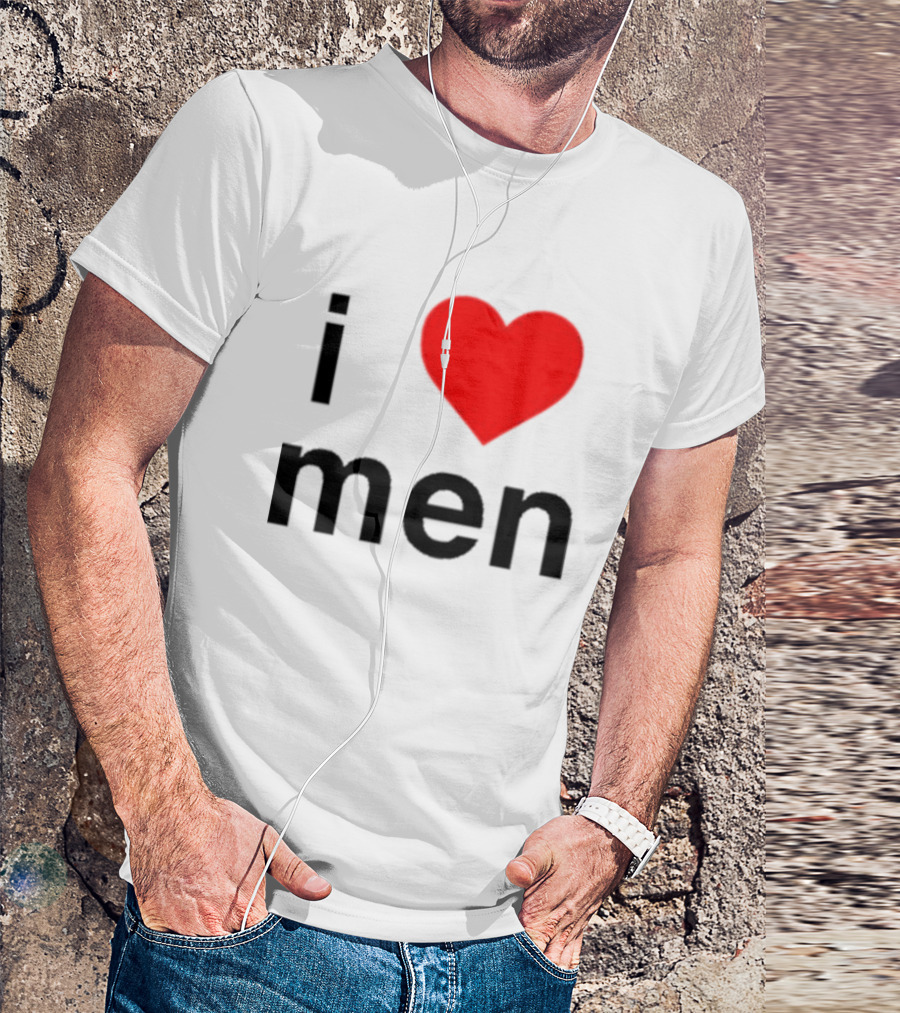 I Love Men Naomi Mcpherson Josette Heart T-Shirt