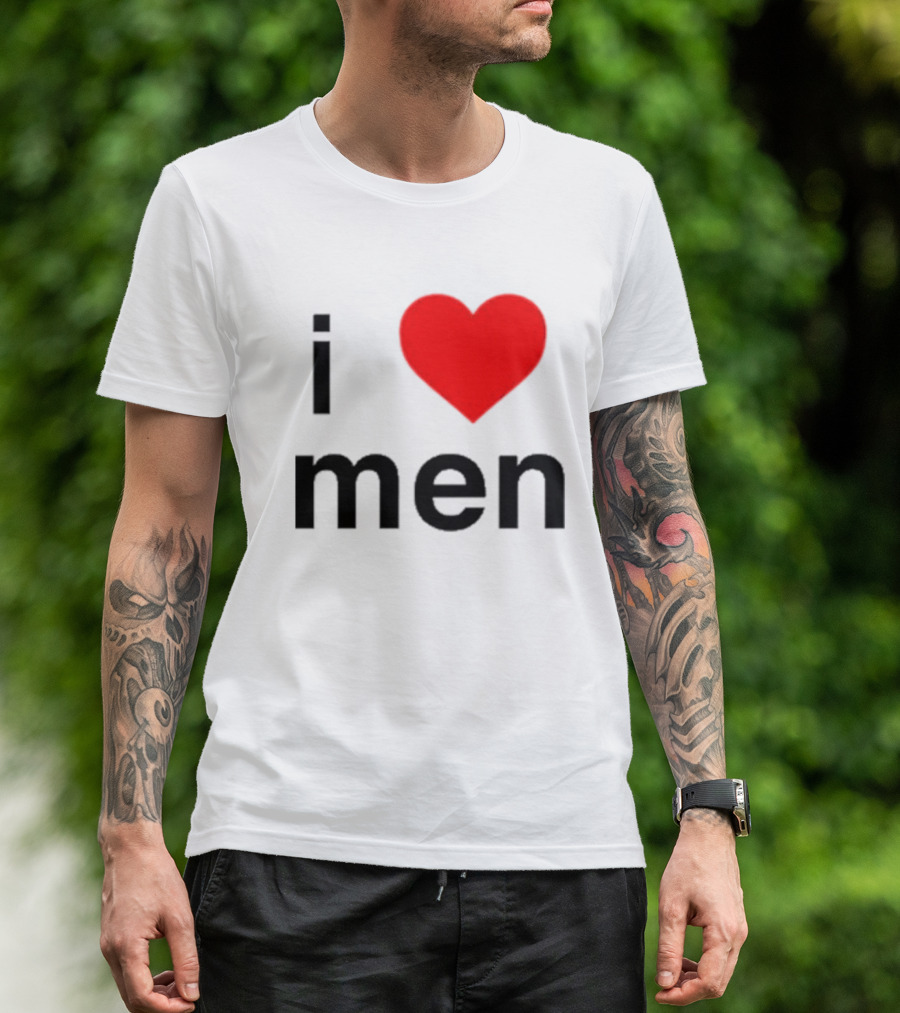 I Love Men Naomi Mcpherson Josette Heart T-Shirt