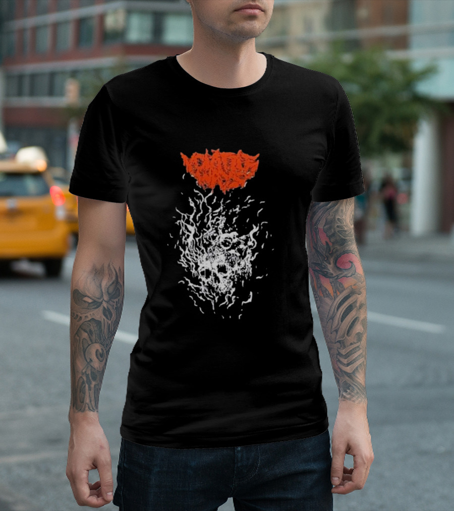 Volatile Ways Skull Fire Release My Tortured Soul T-Shirt