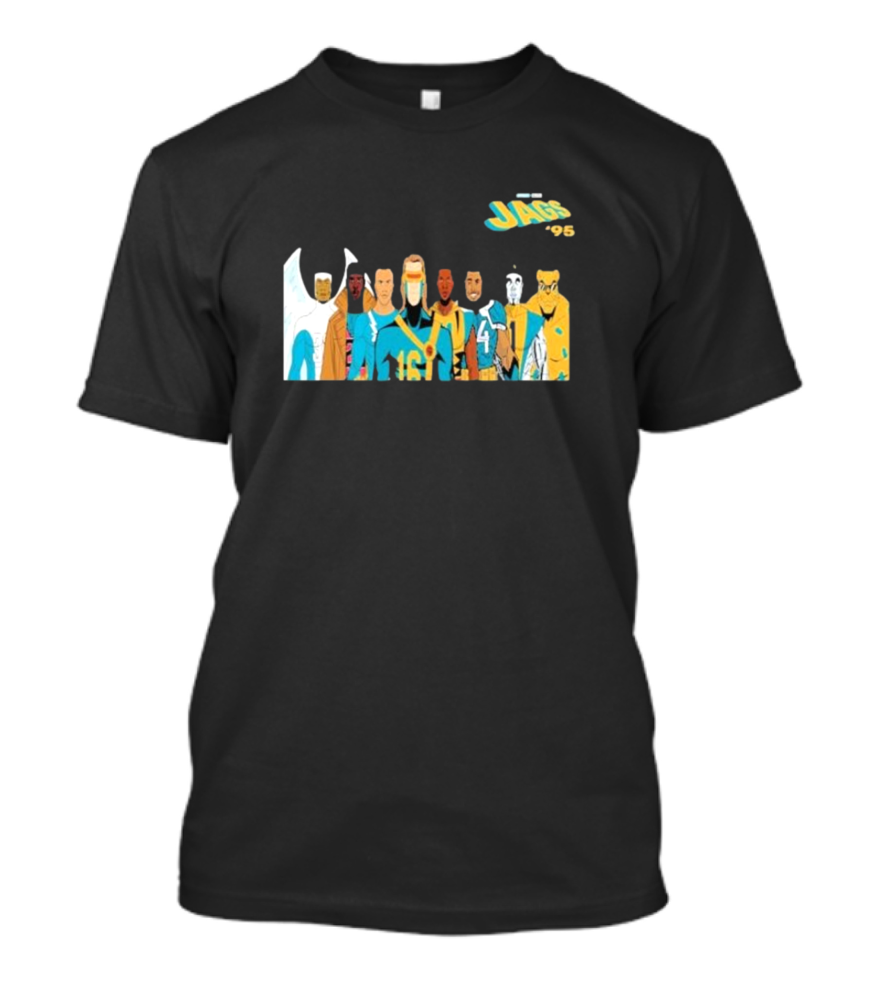 Jags '95 Jacksonville Jaguars 2024 Schedule T-Shirt