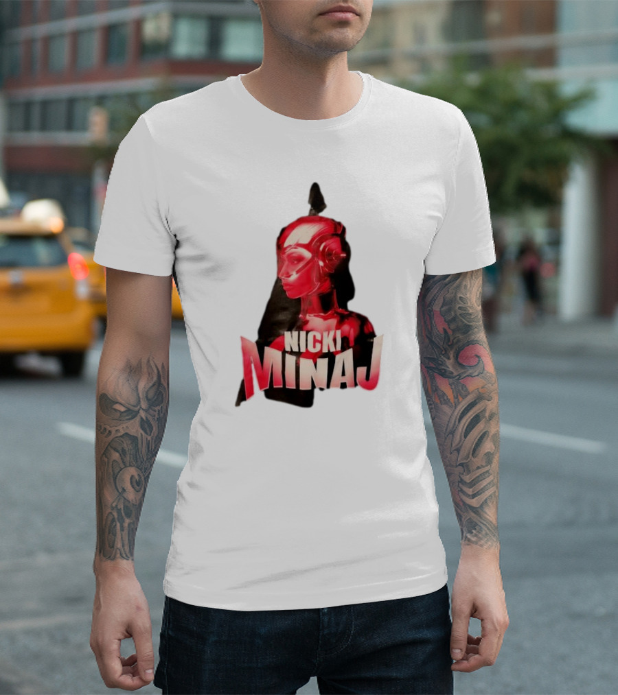 Nicki Minaj Red Robot Futuristic T-Shirt