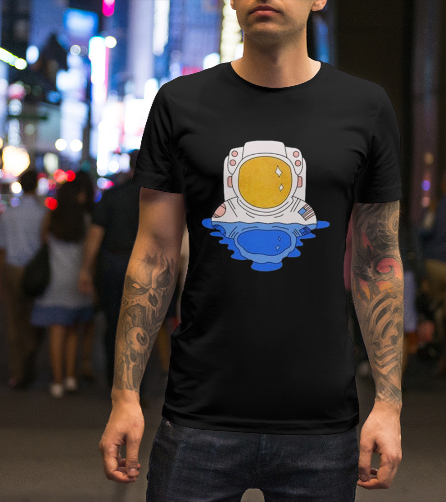 SciShow Buoyancy Lab Astronaut Floating In Water T-Shirt