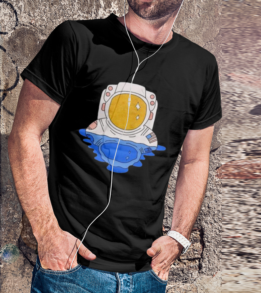 SciShow Buoyancy Lab Astronaut Floating In Water T-Shirt