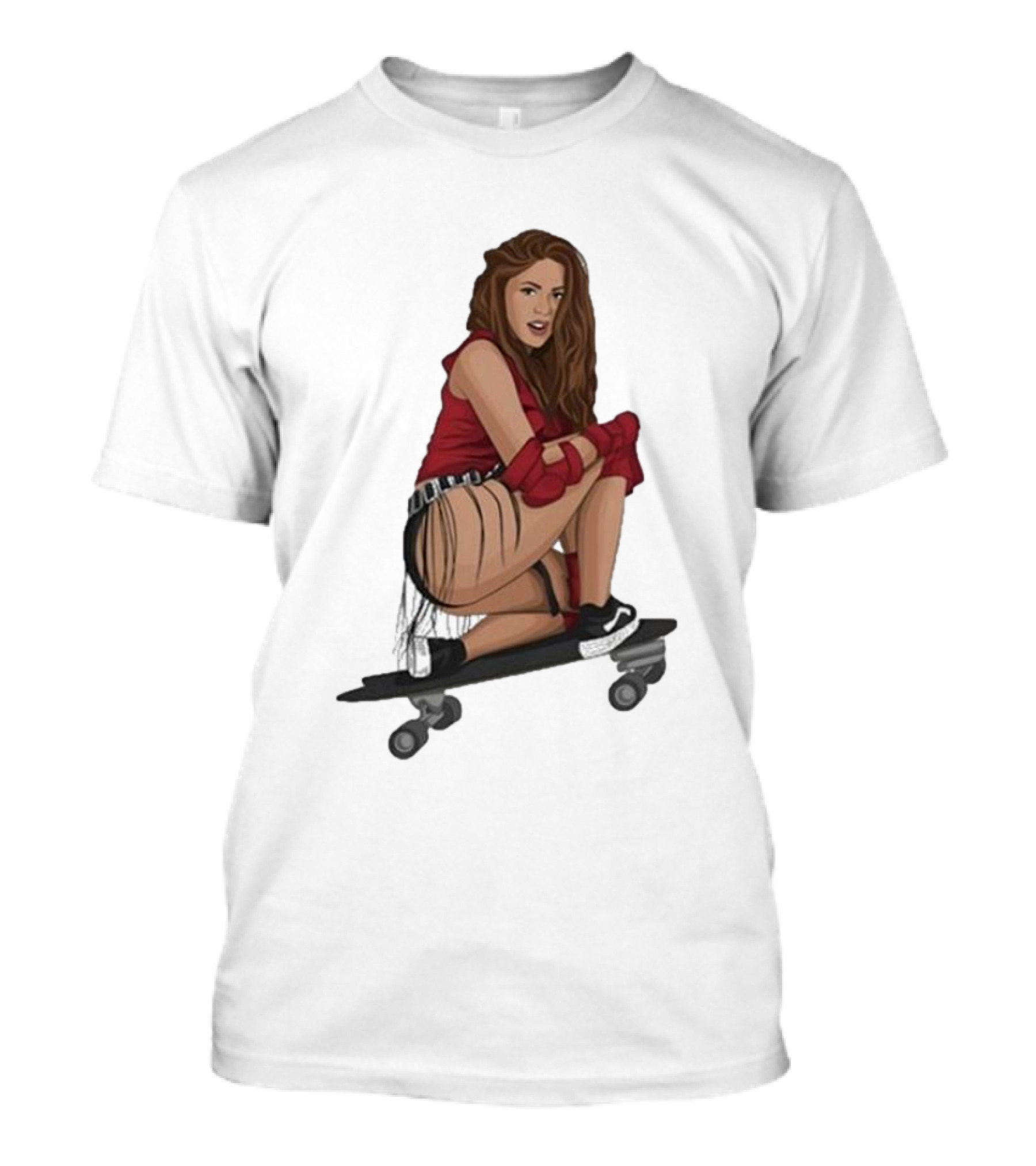 Shakira Girl Like Me Skateboard T-Shirt