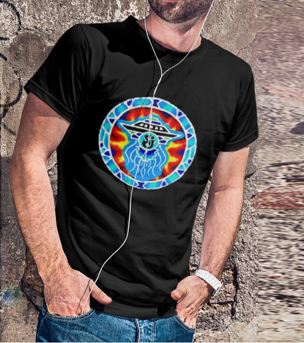 The String Cheese Incident Subterranean Vision UFO Psychedelic Mandala T-Shirt