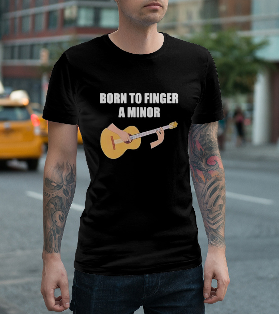 Born to Play A Minor Guitar Chord T-Shirt