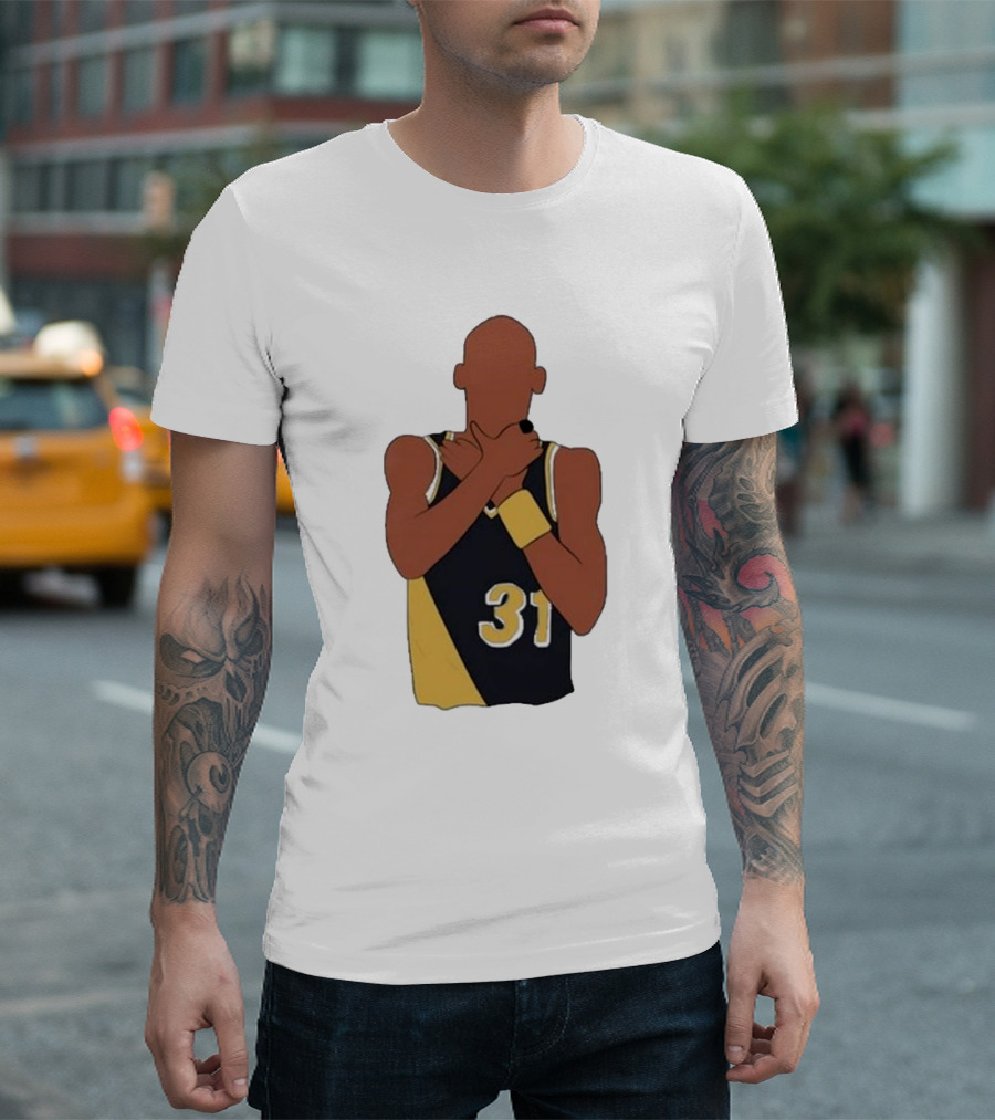 Candace Parker Reggie Miller 31 Gesture Basketball Fan T-Shirt