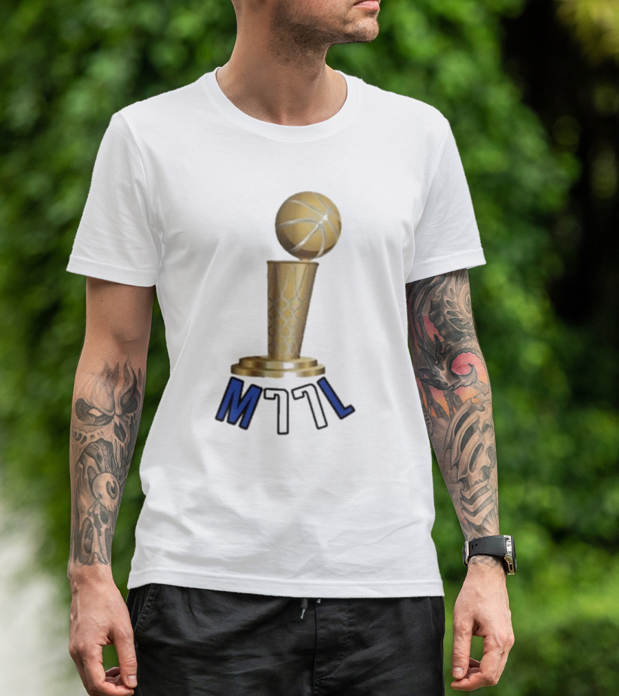 Dallas Mavericks Luka Doncic 77 M77l Basketball Trophy T-Shirt