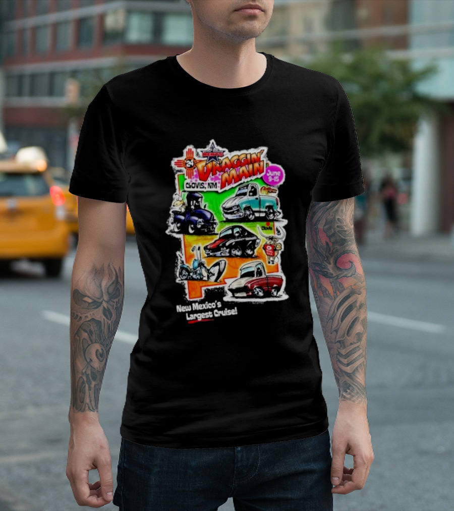 Draggin’ Main 2024 Clovis NM June 9-15 New Mexico’s Largest Cruise T-Shirt