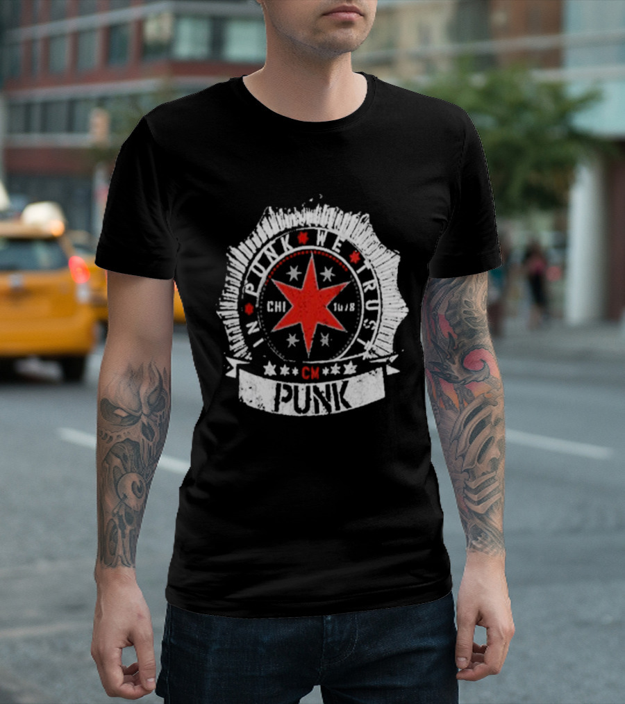 Gray Cm Punk In Punk We Trust Chi 16/8 T-Shirt