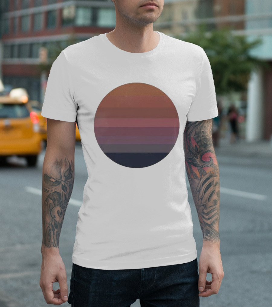 Tycho ISO50 Awake 10th Anniversary Retro Gradient Circle T-Shirt