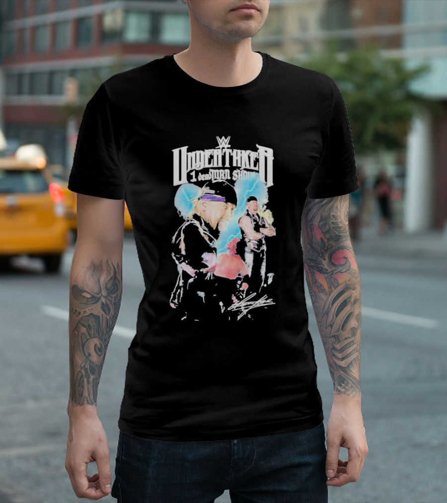 WWE Undertaker 1 Deadman Show Fan Art with Signature T-Shirt