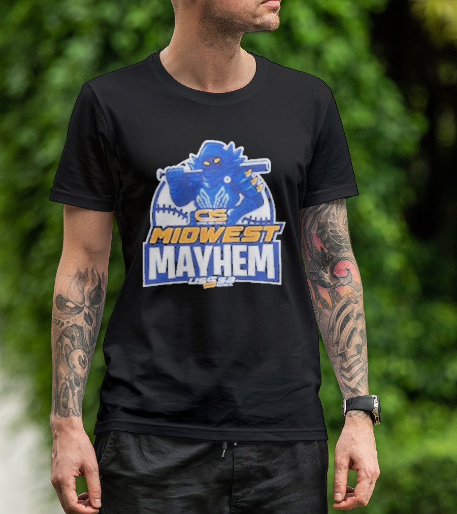 CS Midwest Mayhem USSSA Iowa Baseball T-Shirt