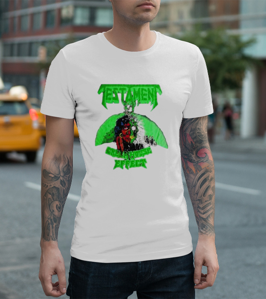 TESTAMENT Greenhouse Effect 1989 T-Shirt