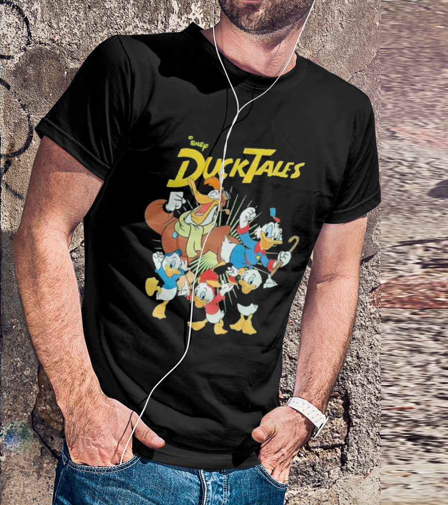 DuckTales Vintage Cast Disney Duck Cartoon Characters T-Shirt