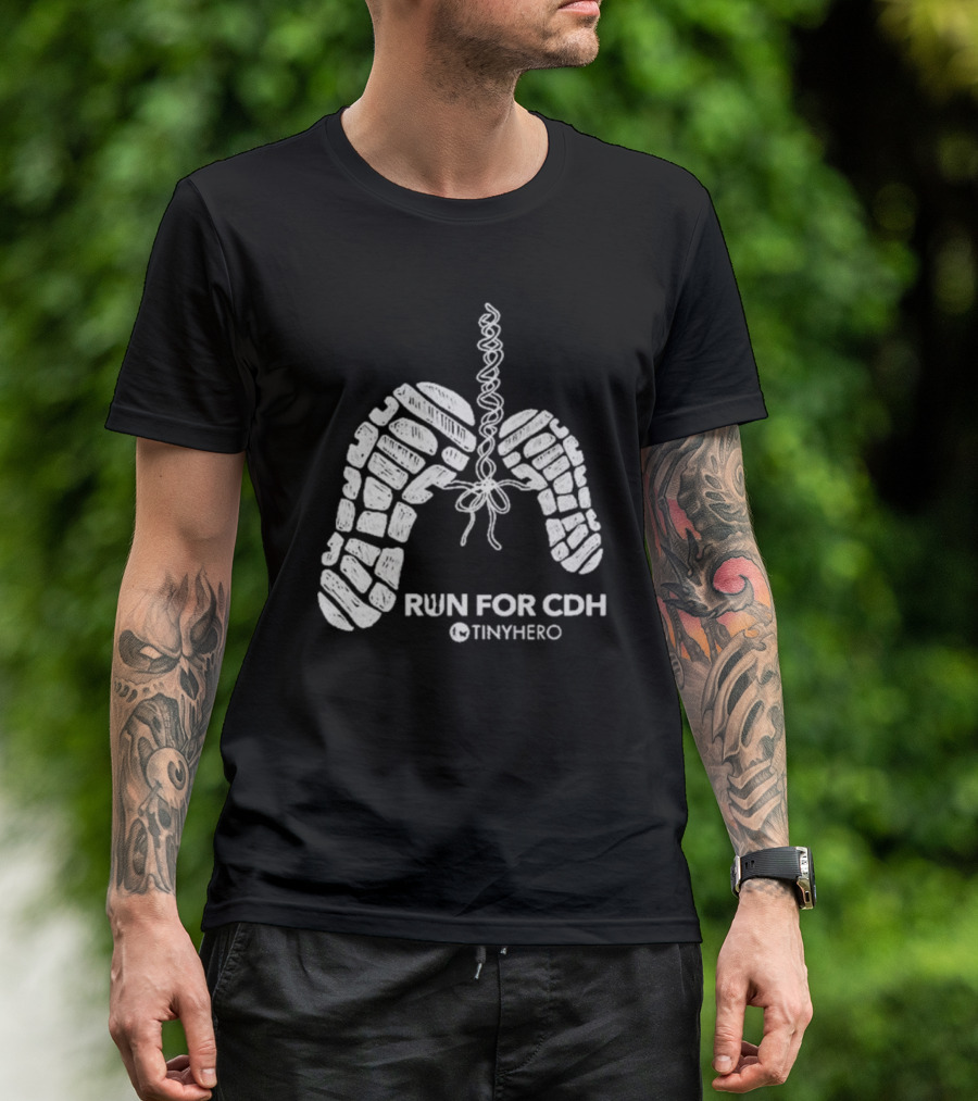 Run For CDH TinyHero Virtual Walk Run Bike Georgia T-Shirt