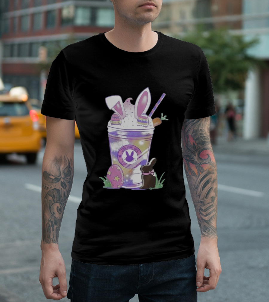 Easter Bunny Love Chocolate Cotton Candy Cup with Eggs T-Shirt