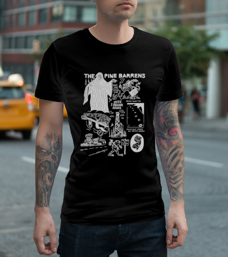 THE PINE BARRENS NIGHT PEOPLE 1 MILLION ACRES STRANGER THINGS 168 STORIES ALL UNTOUCHED T-Shirt